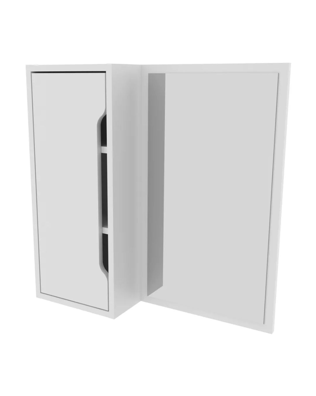 Image of Espelheira para Banheiro 60cm com 1 Porta Multimóveis CR10117 Branco